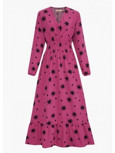 Midaxi Star Dress - Pink